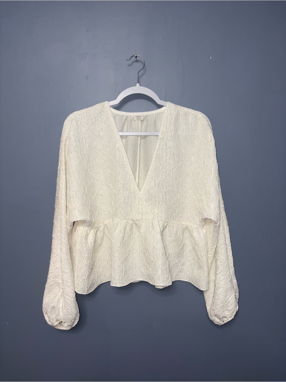 Wilfred | Cream Blouse | Size Medium